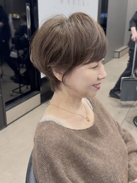 ハルキ ミナト ジャパン オオサカ(HARUKI MINATO japan OSAKA) 40代50代60代白髪マッシュショートボブ大人美人くびれ髪質改善