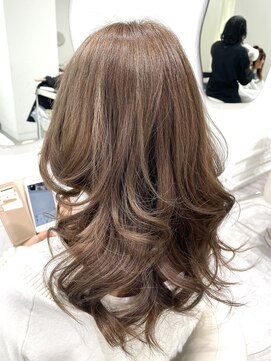 ブリーチなしミルクティーベージュ