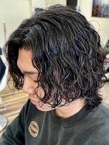スウェル 稲毛店(Swell)&nbsp;ミディアム波巻きウルフ[稲毛/メンズ/メンズパーマ]