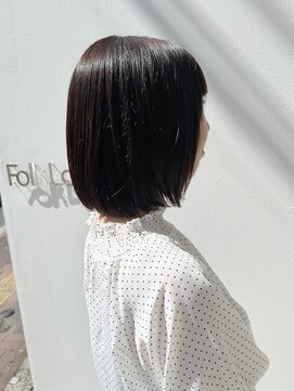 Folklore【フォークロア】翠町支店 《髪質改善サロン》 サラツヤ酸性ストレート/ボブ