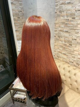 ヘアーリゾートガーデン 南柏店(Hair Resort Garden) ピンクベージュ×カッパーブラウン
