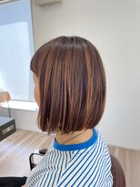 ビーズ ノイ(BEE´Z ＮＥＵ)&nbsp;暗めカラーボブ&オレンジ9.13
