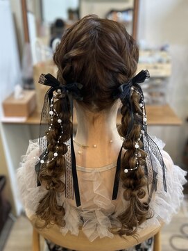 ロカット サロン(Roquat Salon) 立川◇ツイン編み下ろし