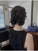 ゆるふわツインお団子ヘアアレンジ