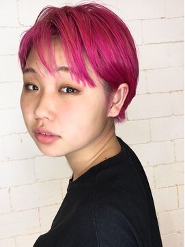 スタンス(stance) スタイリッシュ！ピンク！耳かけエッジショート［恵比寿］