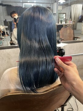 メーヴェ(Mowen) 南堀江　mowen Tetsu 艶髪　酸熱ストレート　髪質改善