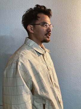 ナバロスタジオ(navarro studio) アップバング×ニュアンスパーマ