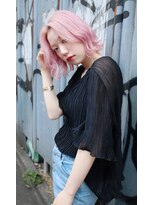 ブゾン(buZon)&nbsp;【buZonブゾン】くびれロブ×ホワイトピンクカラー