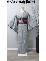 きものサロン すずめ屋&nbsp;レンタルカジュアル着物　C-１1　撫子