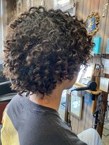 オーバーキャプテンネイキッド(OVER CAPTAIN NAKED)&nbsp;メンズパーマ☆ツイストスパイラルMIXパーマデザイン