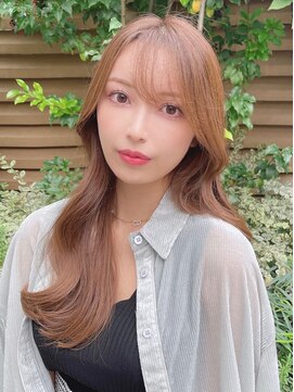 ミラリー トウキョウ(Mirareee Tokyo) 20代30代40代◎韓国ヘアー顔周りレイヤー青髪似合わせカットロブ