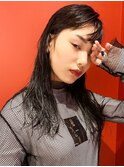 ウェットヘア_チェリーブラウンフェミニンロング_8947