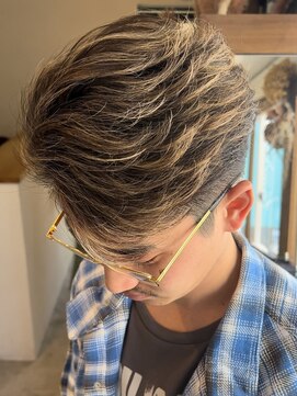 シークエンス 外苑前(SEAQUENCE) 30代40代~上品な白髪ぼかし/メンズ/ハイライト