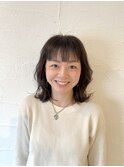 ミディアムヘア/白髪ぼかし/ハイライト/30代/40代/50代/笹塚