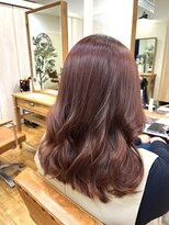 グランジュ 梅田店(GRANZE) ノーブリーチカラー☆艶カラー☆ピンクブラウン