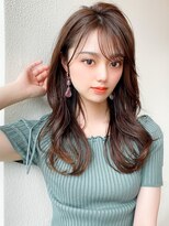 シルクレイ 高田馬場(Silk-lei) 透かしバングで大人っぽさUPロングウェーブ20代30代高田馬場