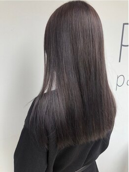 ヘアーメイクパウダー 天王寺寺田町店(Hair make powder)の写真/大人気《プレミアム水素縮毛矯正》でクセもダメージも改善しツヤ髪ストレートに◎前髪縮毛矯正も＊