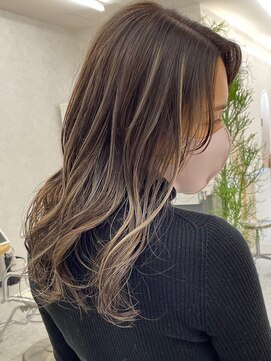 キノ(kino) ミルクティハイライトコントラストハイライト２０代３０代