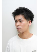 モリゲン フェローシップ レグ(MORIGEN fellowship REGU)&nbsp;ダークアッシュビジカジベリーショートニュアンスパーマ0702