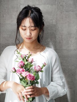 アンジェロ カリノ(Angelo Carino) こなれアップ＿艶髪カラー＿ロング☆