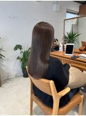 ナチュラルシアーグレージュ×髪質改善
