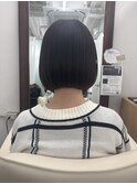 黒髪清楚ぱつっとボブ