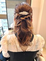 シエルブルー(ciel bleu)&nbsp;タイトロープハーフアップアレンジ