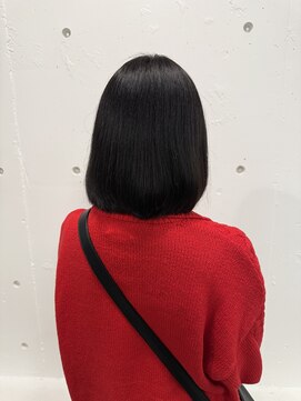 アオ(ao.) ボブ/ダークブラウン/艶髪