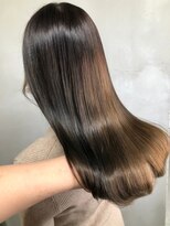 ジーナ 船橋(Zina)&nbsp;髪質改善＊ロングレイヤーグレーベージュ＊美髪【Zina船橋】