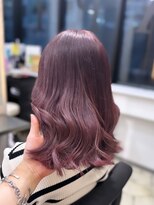 ラピス 福岡天神店(Lapis) ピンクパープル/ブリーチ/髪質改善/レイヤーカット