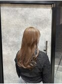 ベージュカラー/ロングヘア/かんこくへた