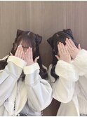 猫耳ハーフツイン