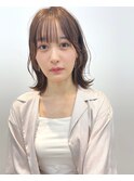 ミディアム×透明感カラー