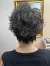 カット+ポイントパーマ