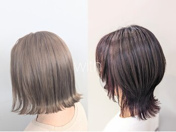 With本店　インナーカラー／ダブルカラー／髪質改善