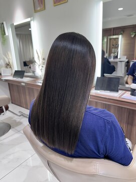 アッシュ 大宮店(Ash) ブリーチ縮毛矯正【ロング】