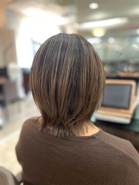 エルプリエ(elle brille) 白髪ぼかしハイライト［用賀/髪質改善/白髪ぼかし/ハイライト］