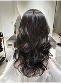 コテ巻きパーマ
