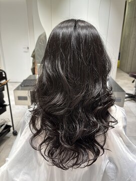 コテ巻きパーマ