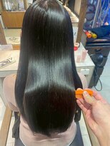 ヘアリゾート粋 ティガ 池袋店(tiga)&nbsp;艶髪/髪質改善/ストレート/ダークブラウン