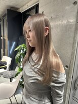 ソル ジングウマエ(SOL JINGUMAE) ミルクティーベージュ×レイヤーカット