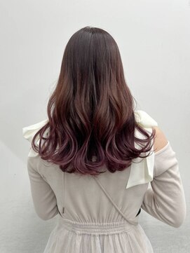 シエスタ バイ アンブルリュクス(siesta by amble luxe) ピンクブラウングラデーション