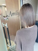 アミリー 成田東町店(Amily) ショートレイヤー小顔ひし形美シルエット大人女子くびれ