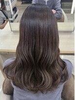 ケンジ 平塚ラスカ店(KENJE) ブラウンベージュ/ブラウンカラー/顔まわりカット/平塚