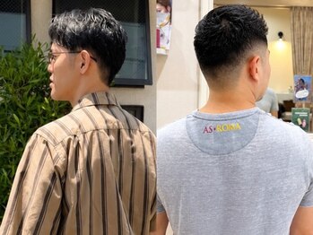 アウラ(AULA)の写真/【満足の技術&居心地の良さ】簡単スタイリング『カット4500円』第一印象もUP/#メンズカット #白髪染め