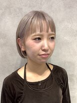 エンクス(enx)&nbsp;ハッシュカット/グレージュ/デザインカラー/鶴ヶ峰SK93