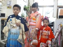 総合美容室トチタニの雰囲気(七五三のお子様たち。)
