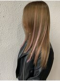ブリーチONカラーにエクステでアレンジ☆