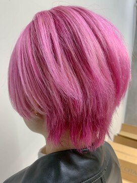 テトヘアー(teto hair) ハイトーンピンク、薄いピンク、ホワイトピンクパープル