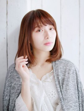 ヘアメイク ナル(hair make nalu) ツヤ感のあるワンカールスタイル